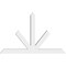 Ekena Millwork Saratoga Architectural Grade PVC Gable Bracket, 60"W x 37 1/2"H x 4"D x 4"F, 15/12 Pitch GBP060X38X0404SAR00 - alternate 4
